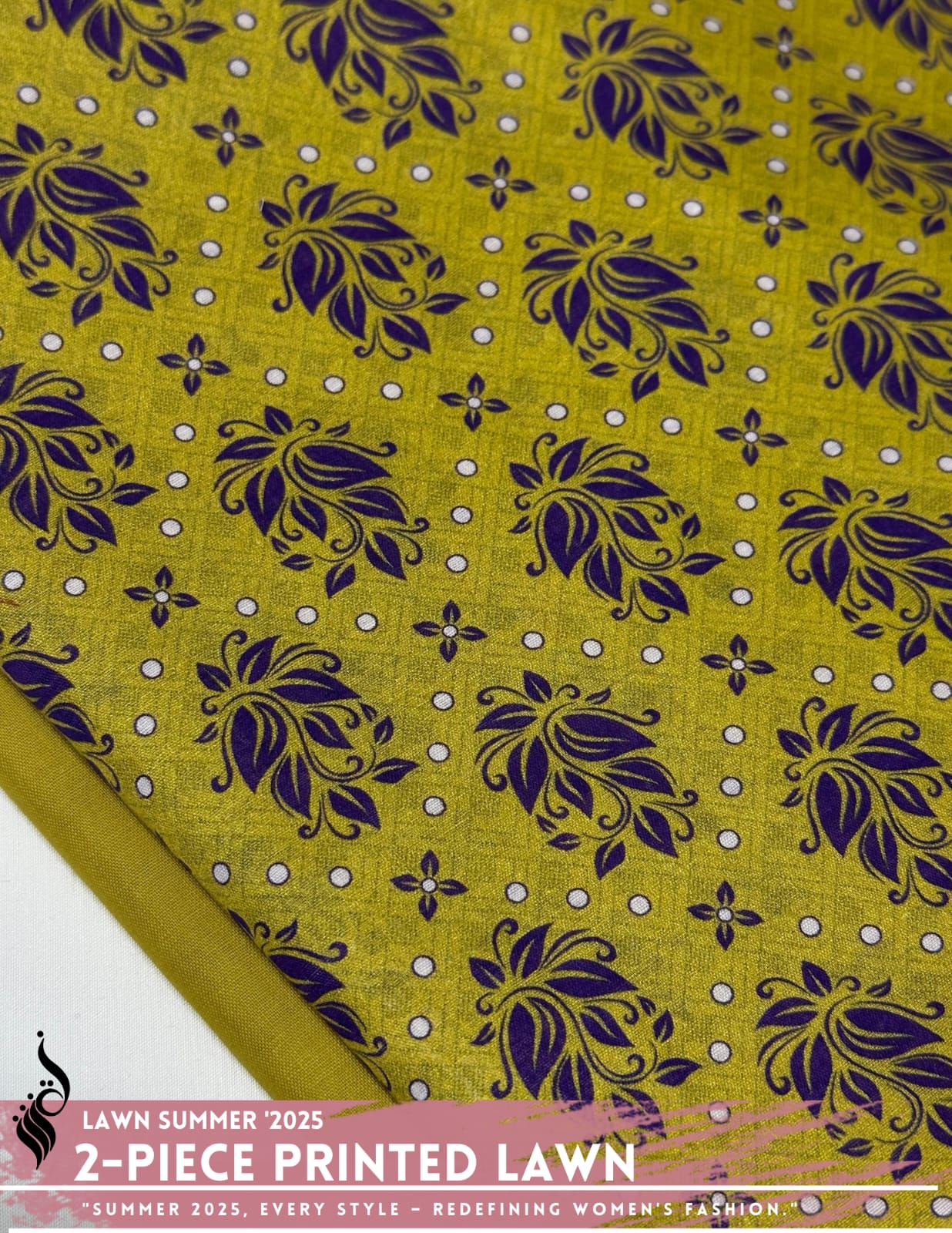 2 Piece Printed Lawn