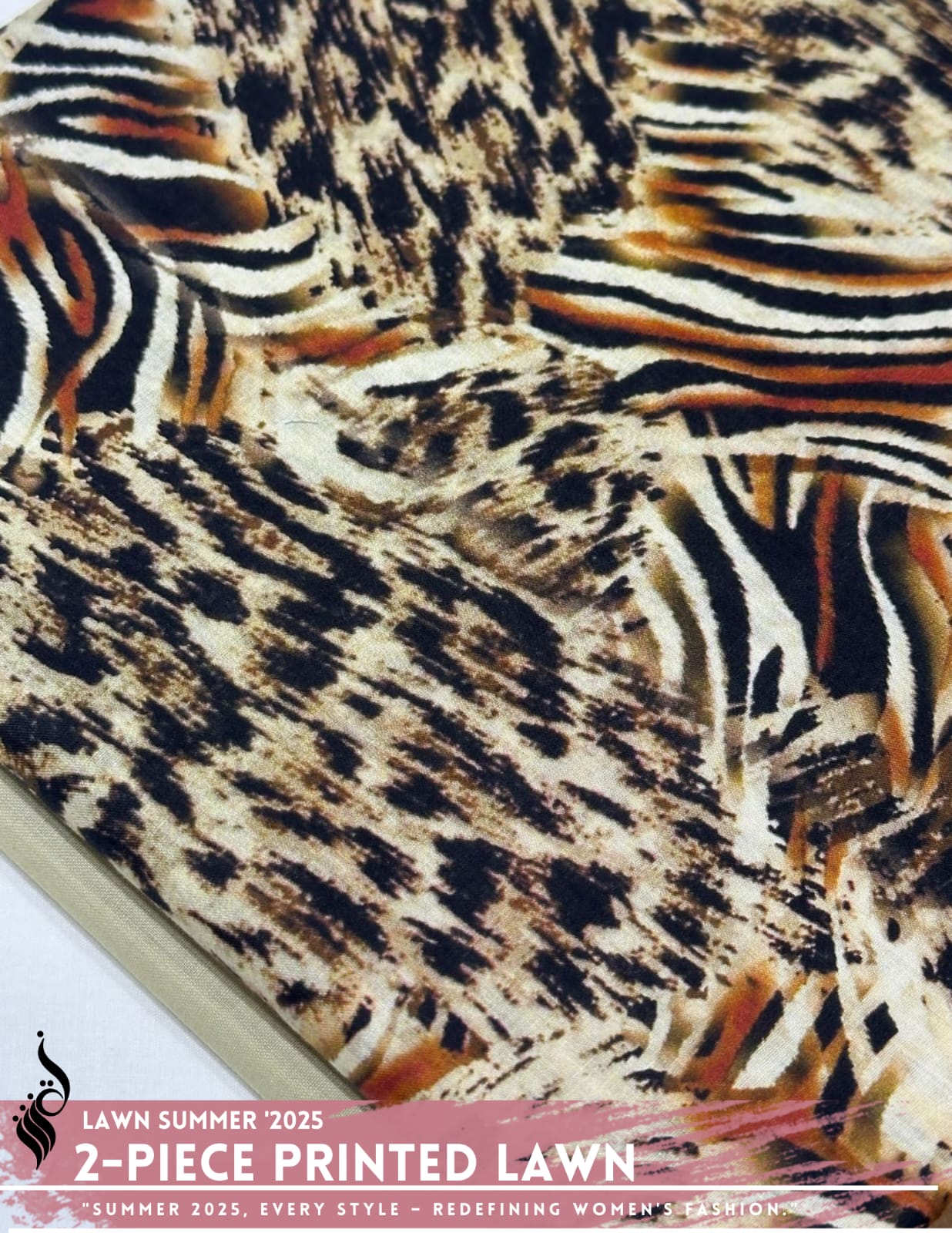 2 Piece Printed Lawn
