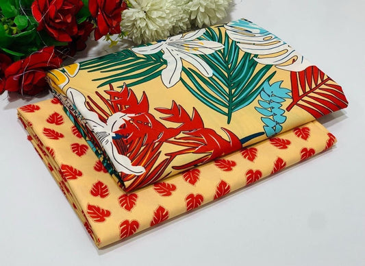 2 Piece Printed Summer Cotton