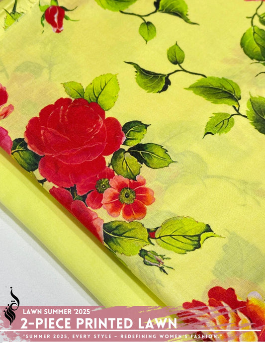 2 Piece Printed Lawn