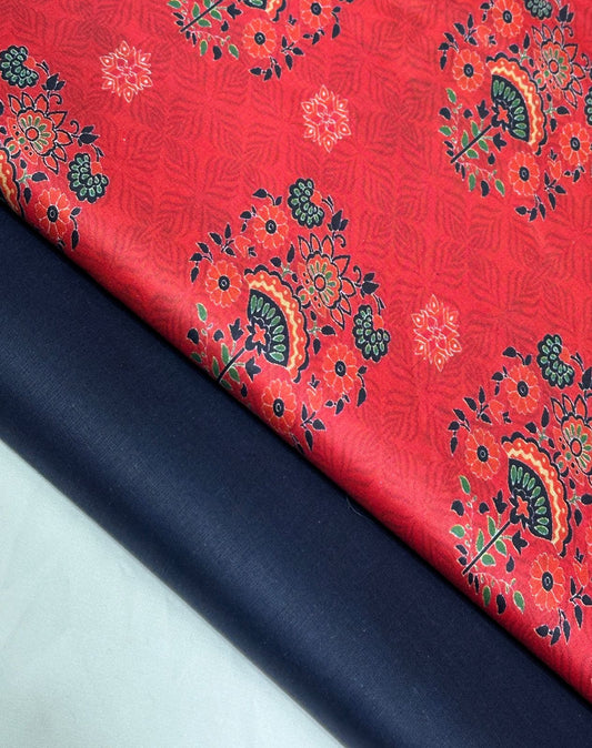 2 Piece Printed Lawn