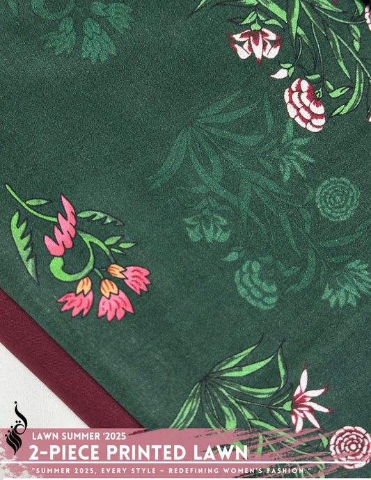 2 Piece Printed Lawn