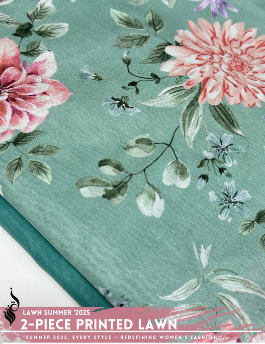2 Piece Printed Lawn