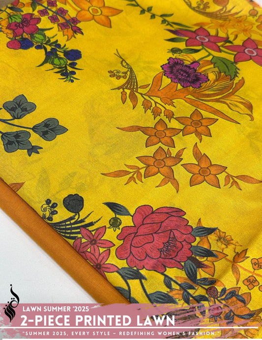 2 Piece Printed Lawn