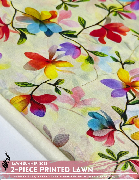 2 Piece Printed Lawn