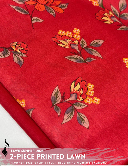 2 Piece Printed Lawn
