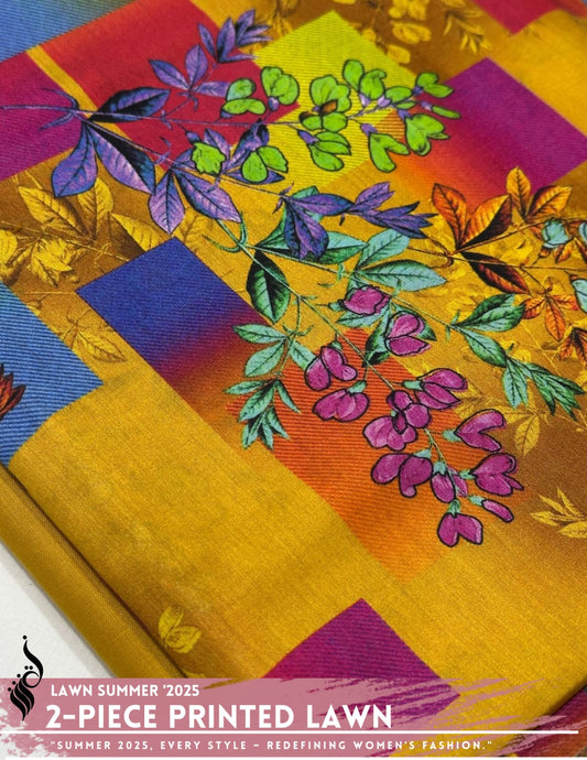 2 Piece Printed Lawn