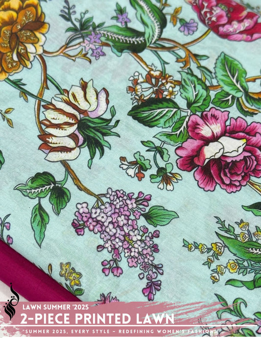 2 Piece Printed Lawn