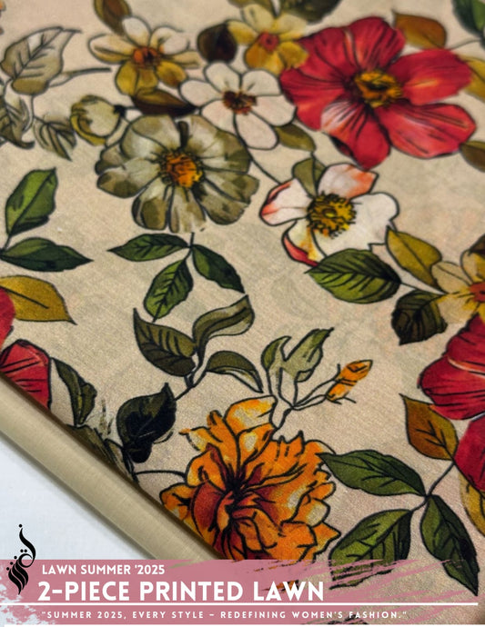 2 Piece Printed Lawn