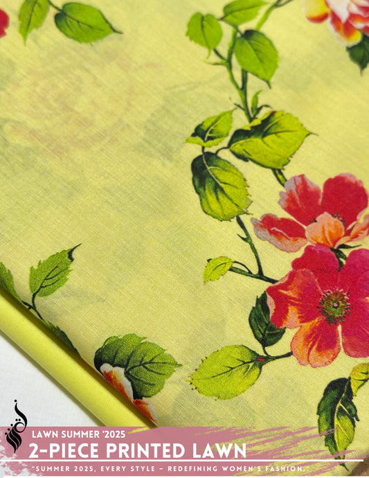 2 Piece Printed Lawn